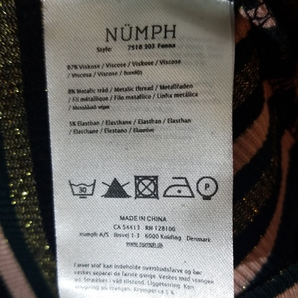 Anthropologie Metalic Striped Top - Picture 6 of 6